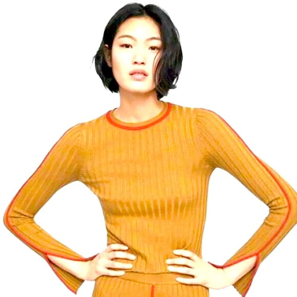 Zara split sleeve sweater